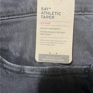 Levi's Men's 541 Athletic Taper Jeans - Black wash/Dark Gray